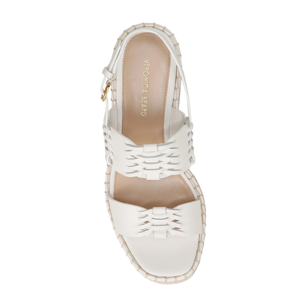 Veronica Beard Riya Slingback Espadrille Platform Wedge Sandals Size 9M